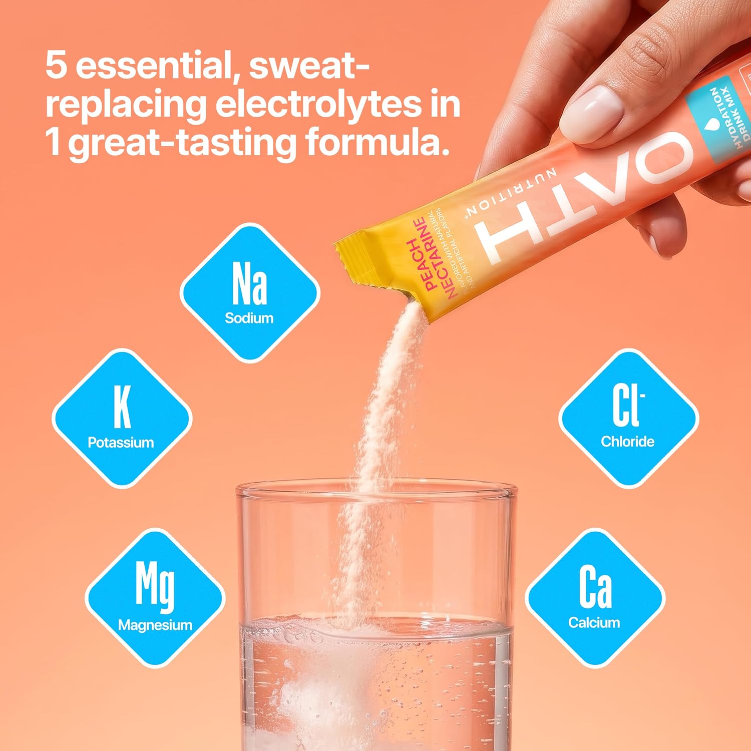 Detalle de Oath Nutrition Hydration Powder, 16 Packets