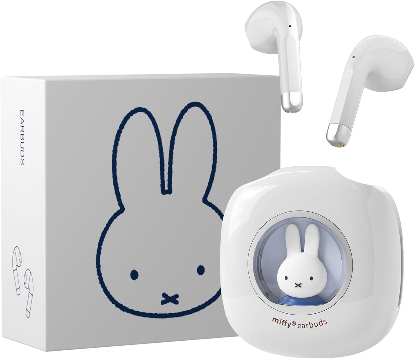 Detalle de MiPow Miffy Bluetooth Kopfhörer – kabellos, IPX5, Touch-Steuerung, Bluetooth 5.3