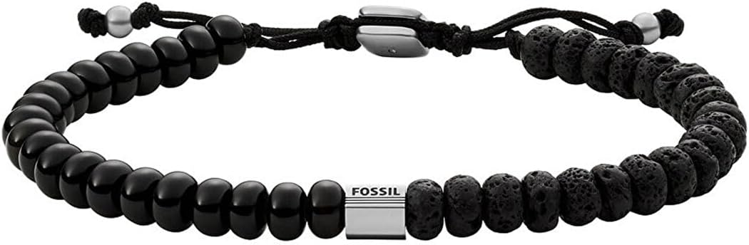 Thumbnail 4 de Fossil Vintage Casual Herrenarmband mit Halbedelstein- oder Edelstahl-Anmutung und Schieberverschluss
