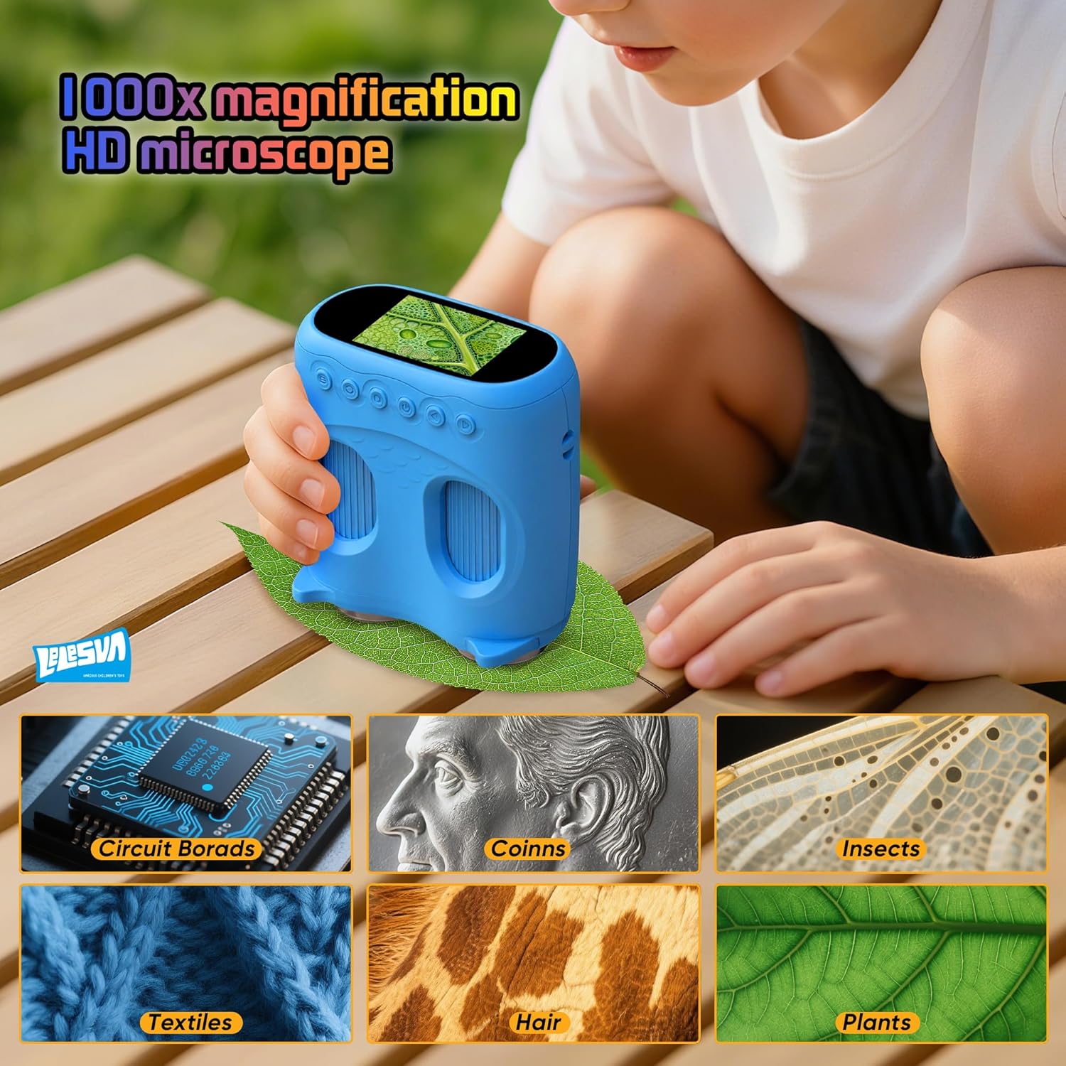 Thumbnail 5 de 2 in 1 Microscope and Telescope for Kids