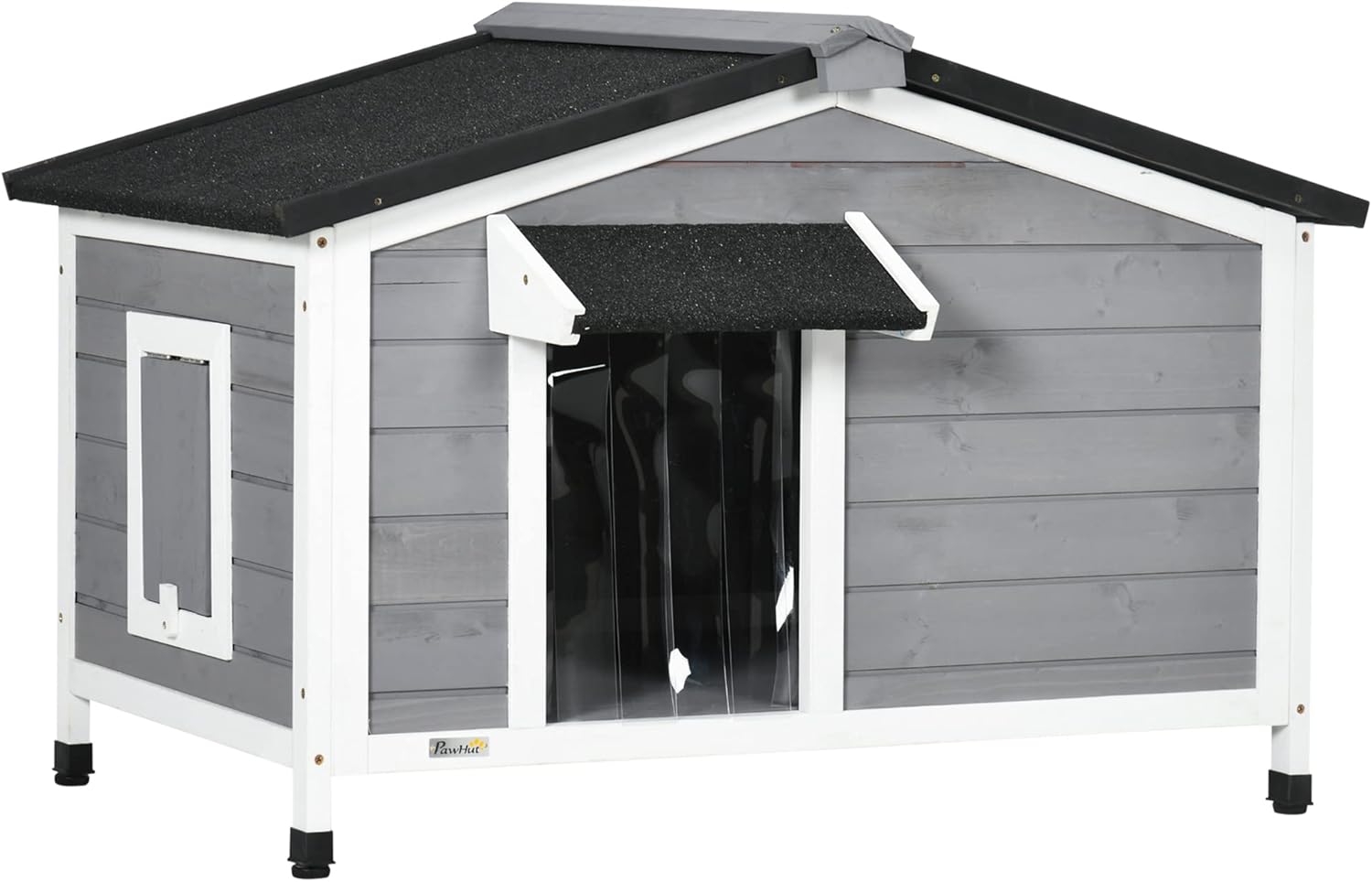 PawHut Caseta para Perros Exterior 97x72x65 cm