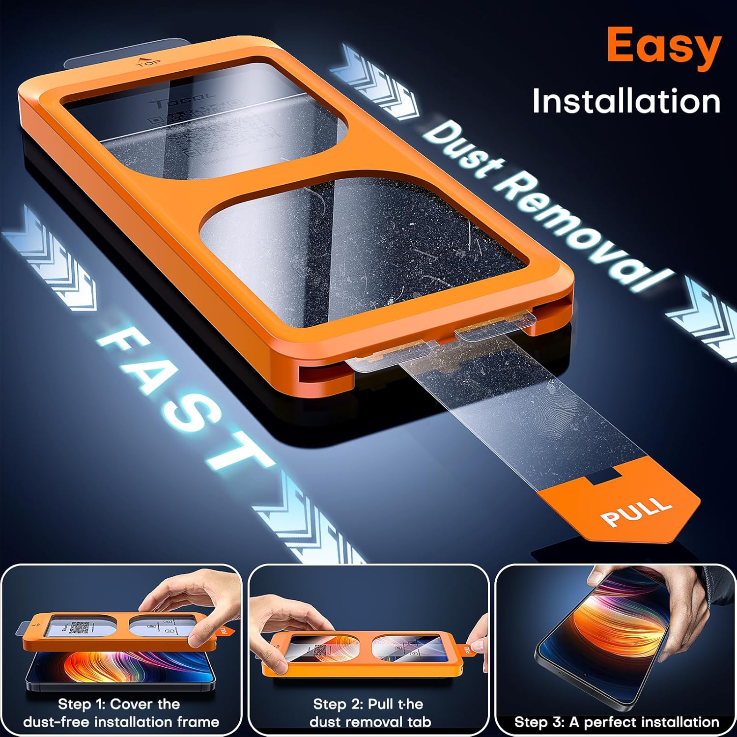 Detalle 2 de TOCOL Galaxy S25 Plus Screen Protector