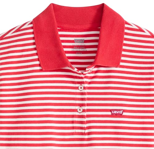 Detalle 2 de Levi's Lse Hm Polo Marigold Stripe Mars, XS: polo ligero con detalles emblemáticos