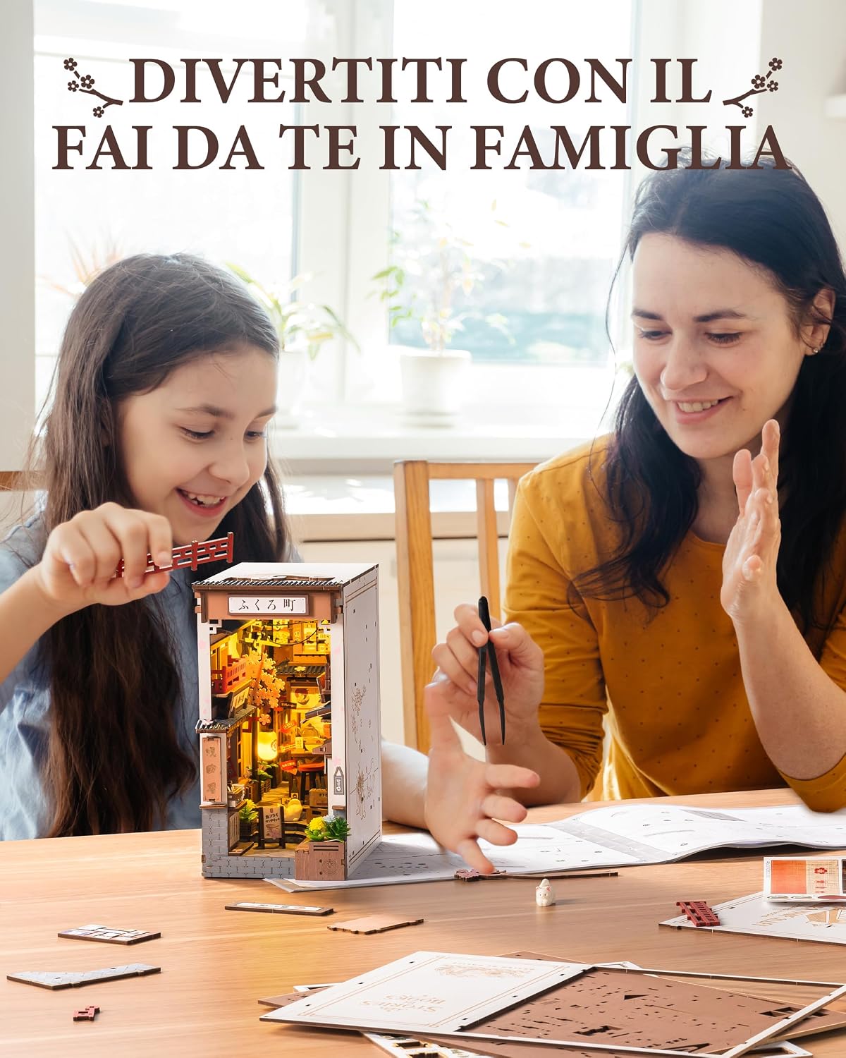 Thumbnail 4 de Rolife Book Nook Kit miniatura 3,5 ore