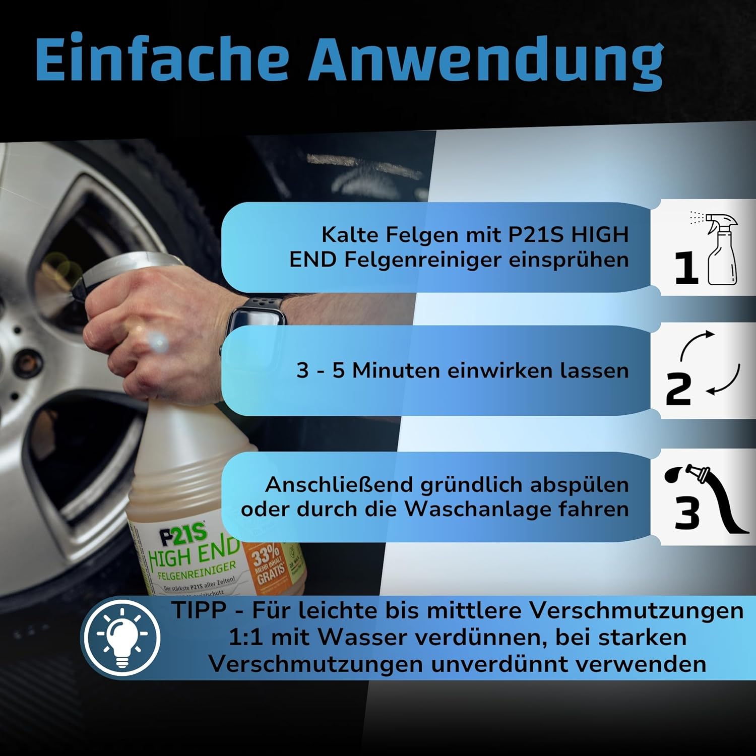 Thumbnail 3 de DR. WACK P21S Felgenreiniger 750 ml