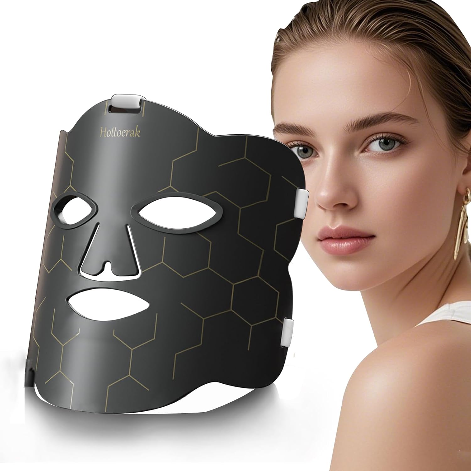 Detalle de LED Maske Gesicht 222 Chips 660nm/850nm đ