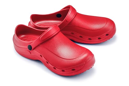 Thumbnail 1 de ESTRO Zuecos Sanitarios Mujer Goma 38 Rojo