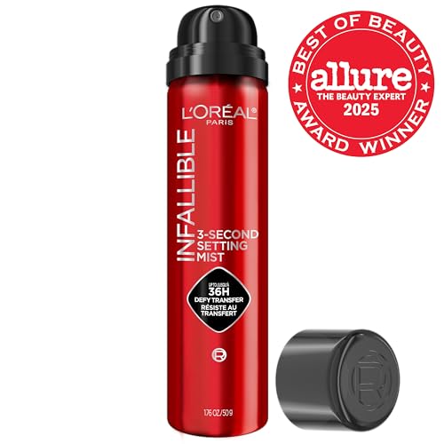 Detalle 2 de L'Oreal Paris Infallible 3-Second Setting Spray Mist — 36-Hour Wear, Microfine Mist