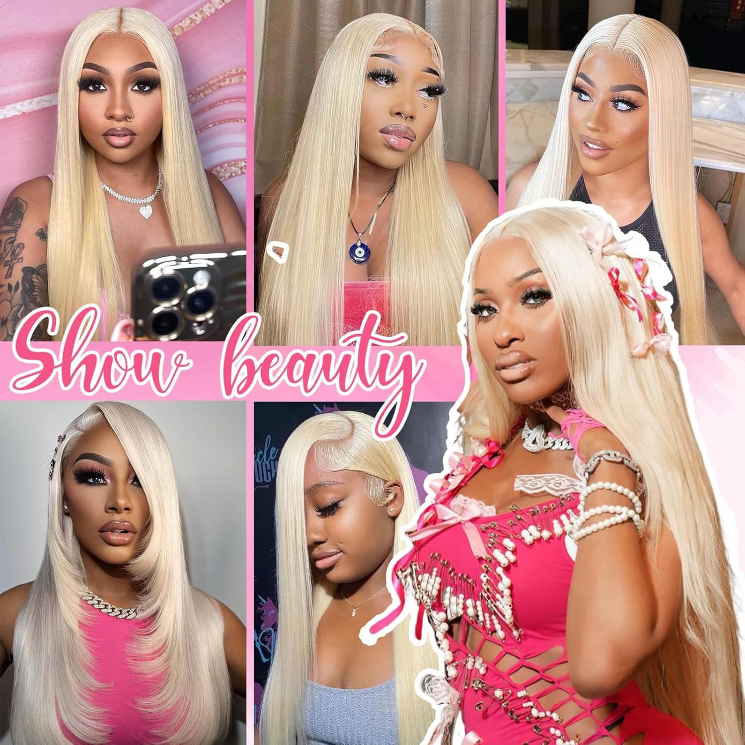 Thumbnail 5 de ELYCONT 30-inch 613 Blonde Lace Front Wig 💇♀
