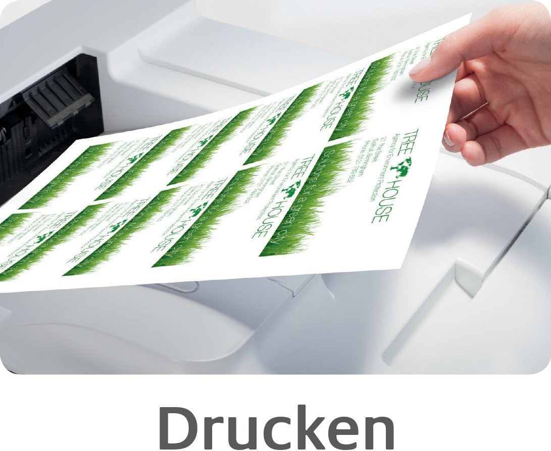 Detalle de Avery Zweckform C32028-25 visitekaartjes voor inkjetprinters, 220 g, glanzend
