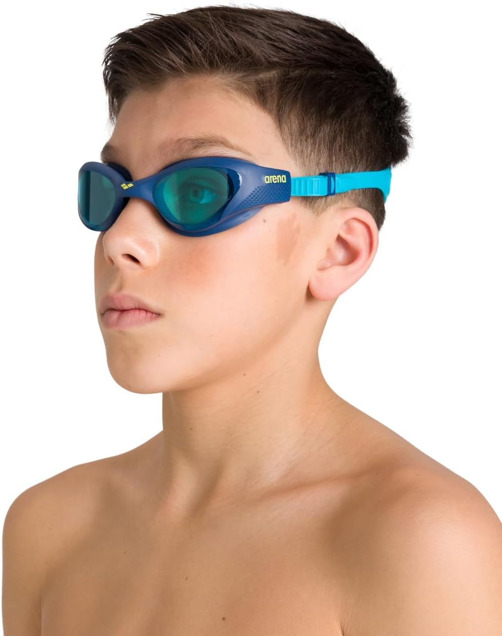 Detalle de ARENA The One Junior Goggles – lunettes de natation pour enfants (6–12 ans)