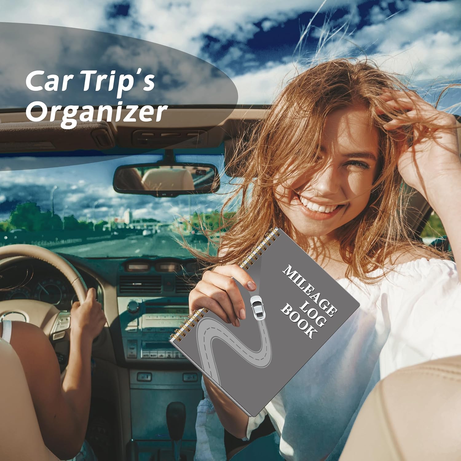 Thumbnail 5 de Auto Mileage Log Book 5.9" x 8.6" 📔