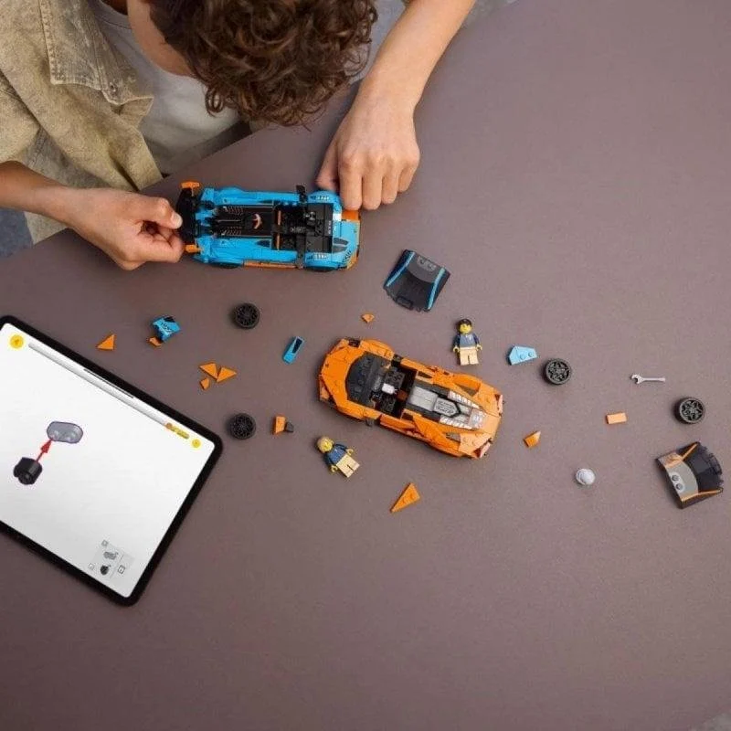 Thumbnail 1 de Set LEGO Speed Champions Lamborghini Revuelto y Huracán STO (607 piezas) – 2 coches para display y juego
