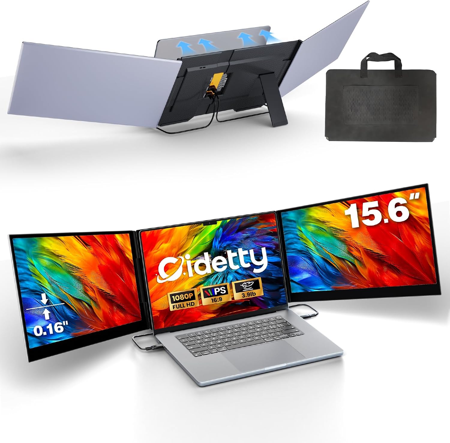 Detalle de CIDETTY New Upgrad Laptop Screen Extender Monitor