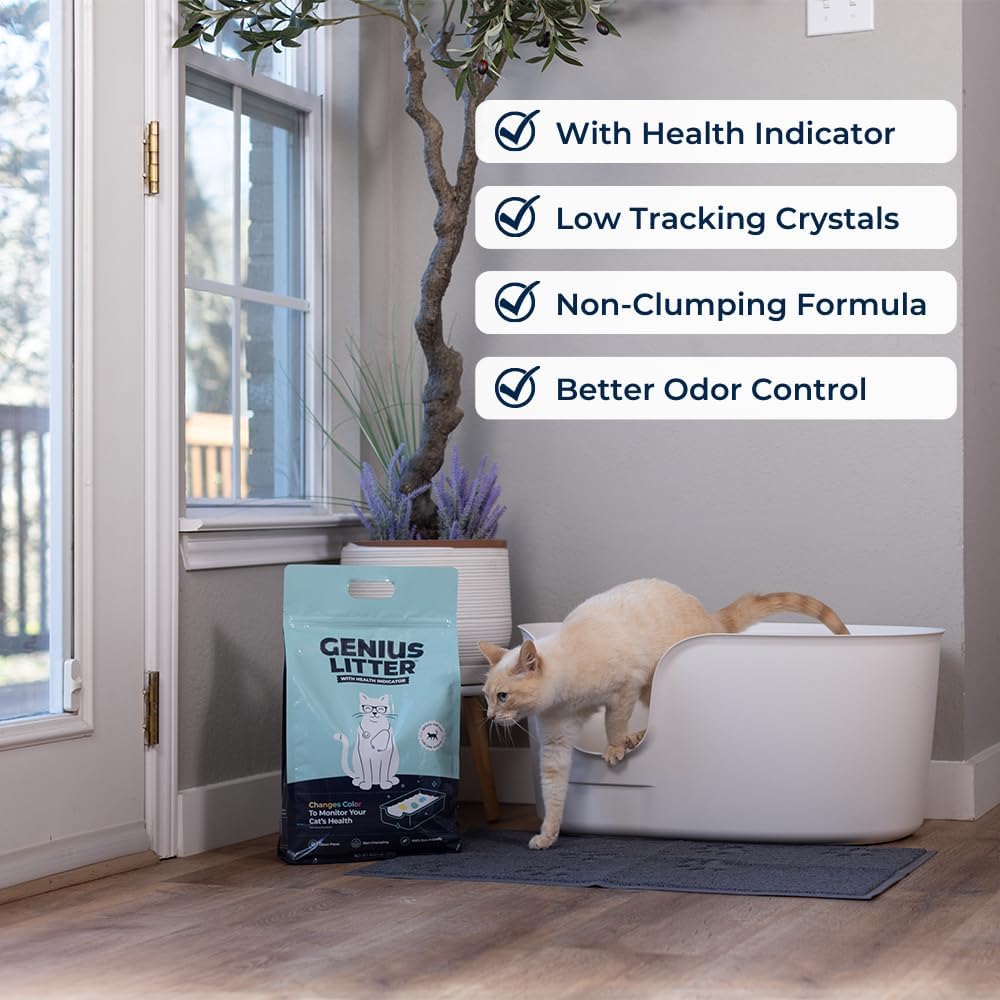 Detalle 2 de Genius Litter Health Indicating Cat Litter 6 lb 🐱