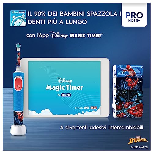 Thumbnail 2 de Oral-B Spazzolino Elettrico Pro Kids Marvel Spider-Man: cura del sorriso per i più piccoli