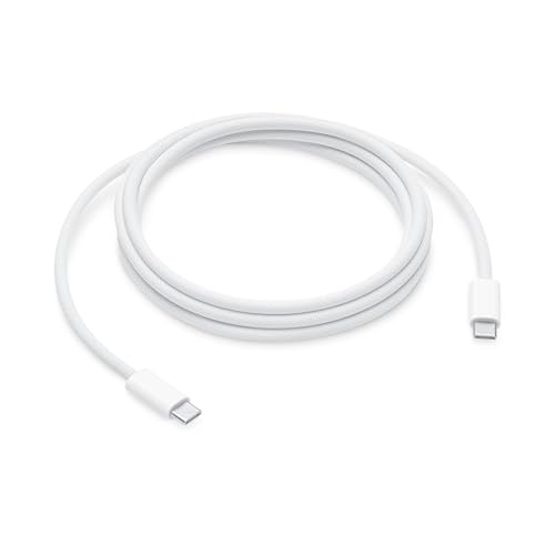 Detalle de Apple 240W USB-C Ladekabel (2 m) – robustes gewebtes Kabel für Laden und Datenübertragung
