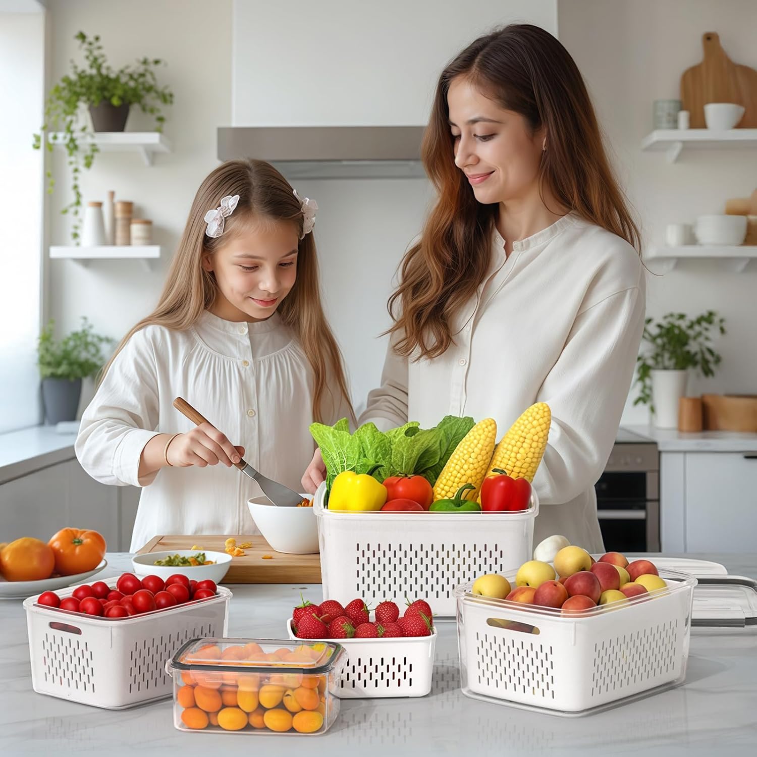 Thumbnail 4 de Fruit Storage Containers 4-Pack for Fridge 🥗