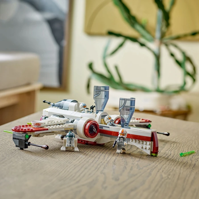 Detalle de LEGO Star Wars ARC-170 Starfighter 75402 – Flügel ausklappen, Cockpit für mehrere Piloten
