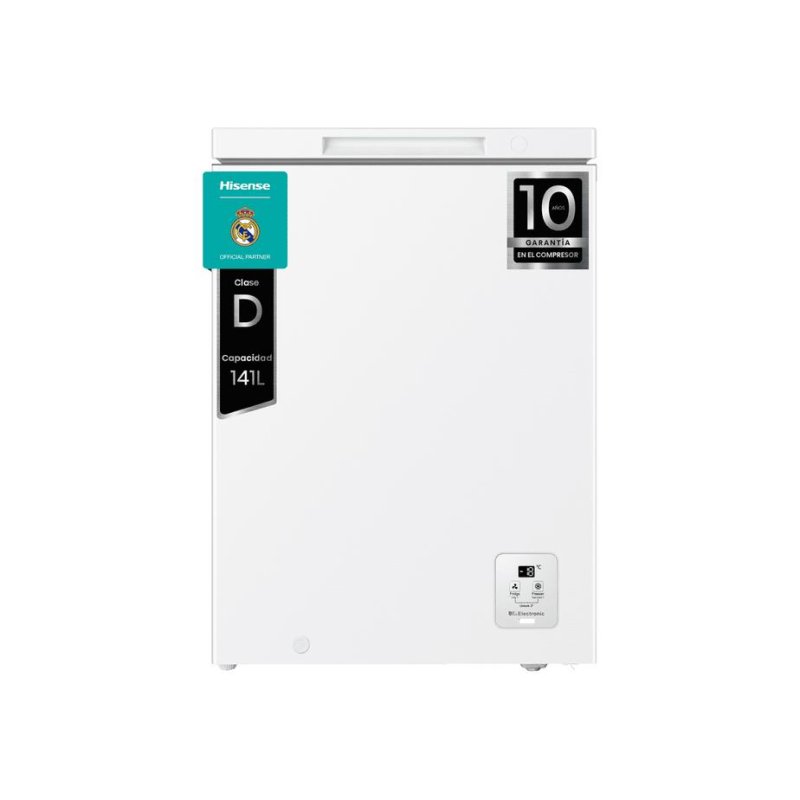 Detalle 2 de Congelador Hisense FT145N1AWDL 141 L: 4 Estrellas y eficiencia clase D