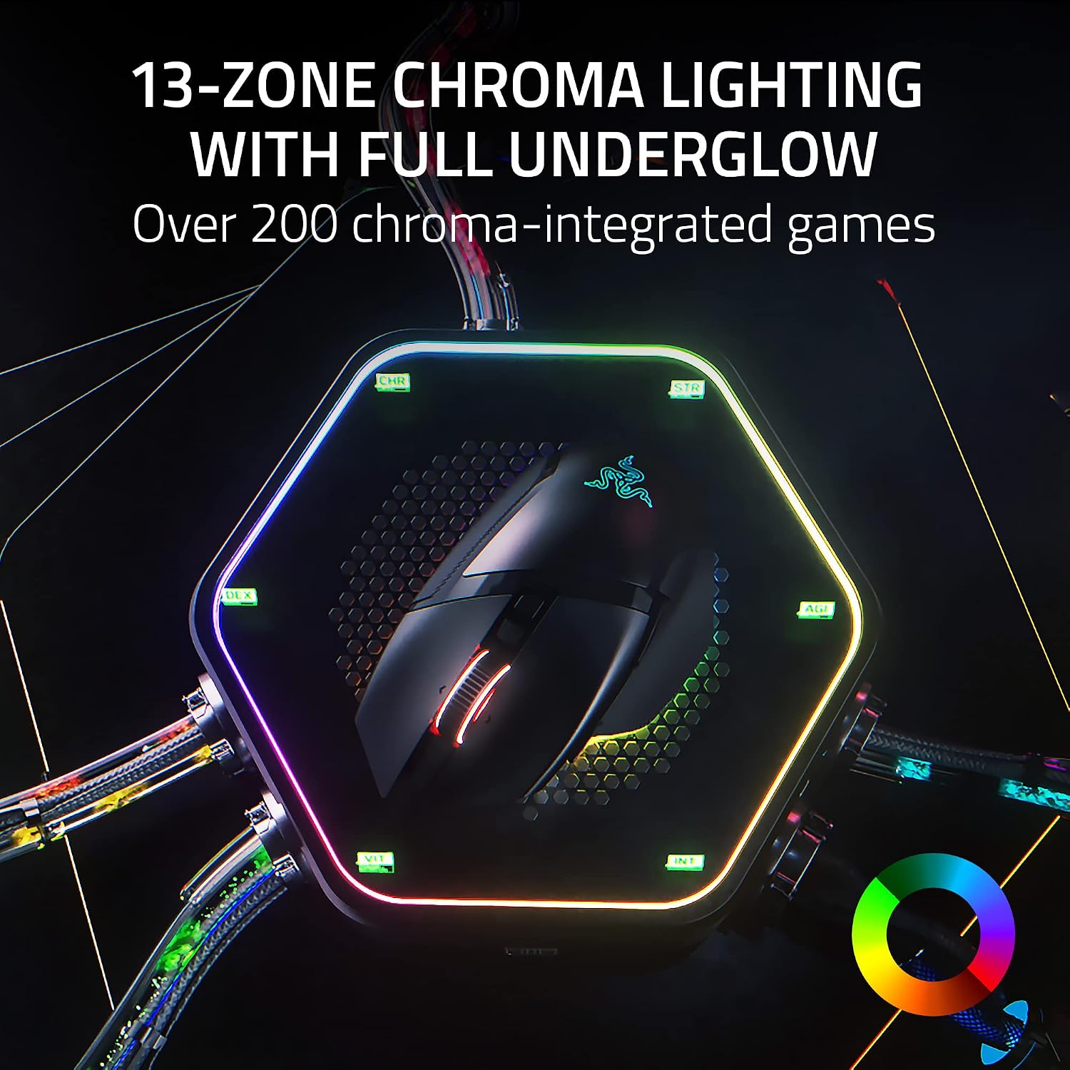 Detalle de Razer Basilisk V3 Pro 30K wireless mouse 🖱