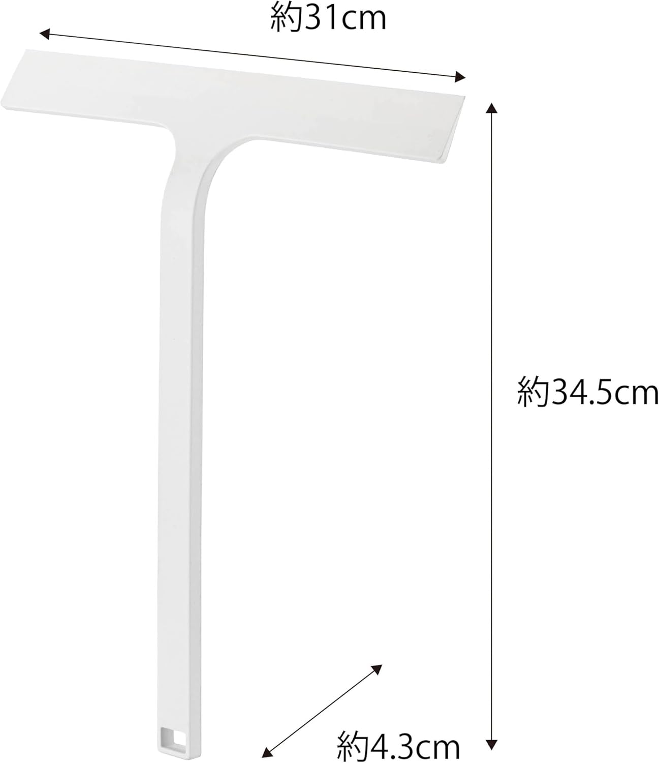 Thumbnail 6 de 山崎実業 tower 5451 マグネット水切りワイパー 幅31cm・シリコーン製 ホワイト
