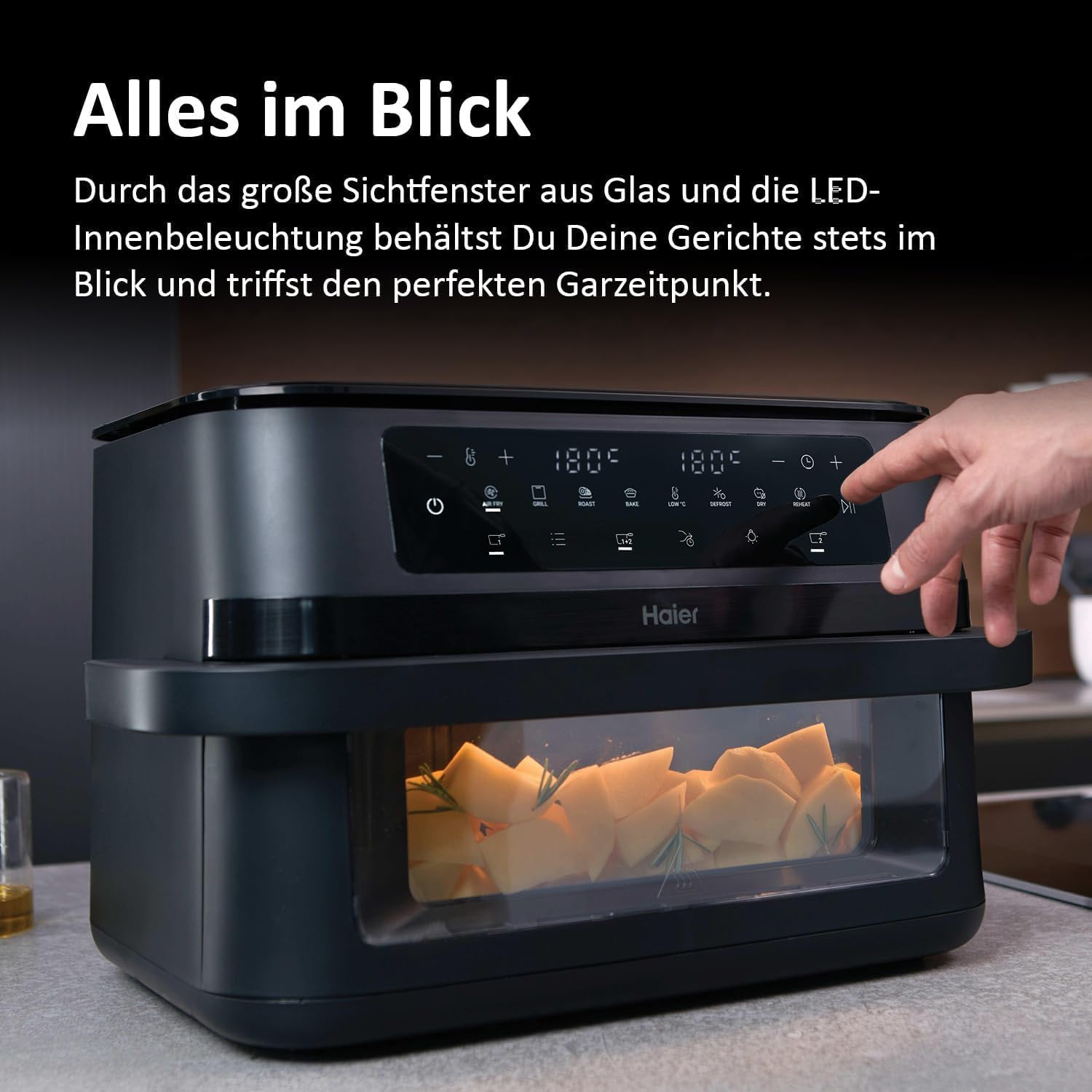 Thumbnail 5 de Haier Heißluftfritteuse Flex I 11 L Dual