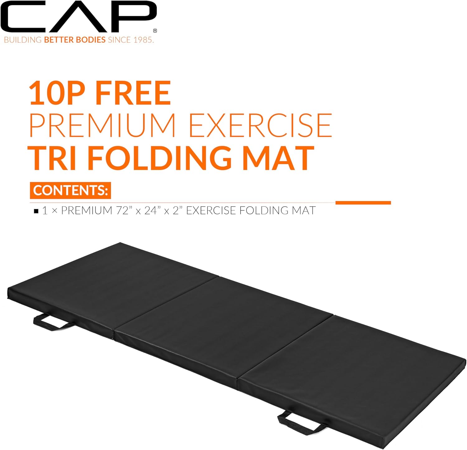 Detalle 2 de CAP Barbell All Purpose Folding Exercise Mat ๐งโ