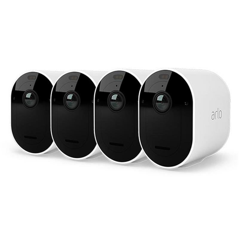 Detalle de Arlo Pro 5 2K: 4 cámaras con visión nocturna y iluminación integrada para interior y exterior