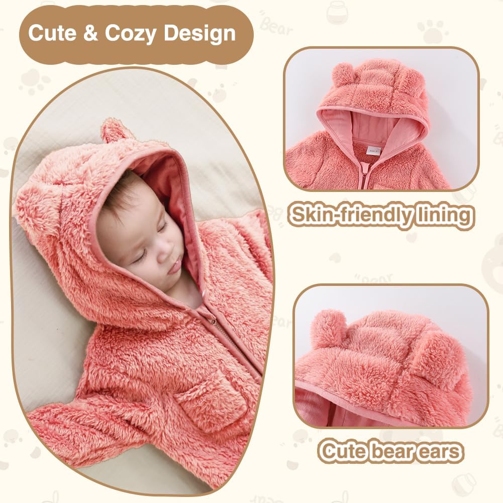 Detalle 2 de XIFAMNIY Baby Snowsuit, 280g Fleece