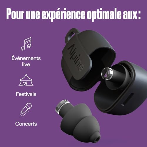 Thumbnail 6 de Alpine PartyPlug Pro Hi-Fi Bouchons 21dB Concerts Noir