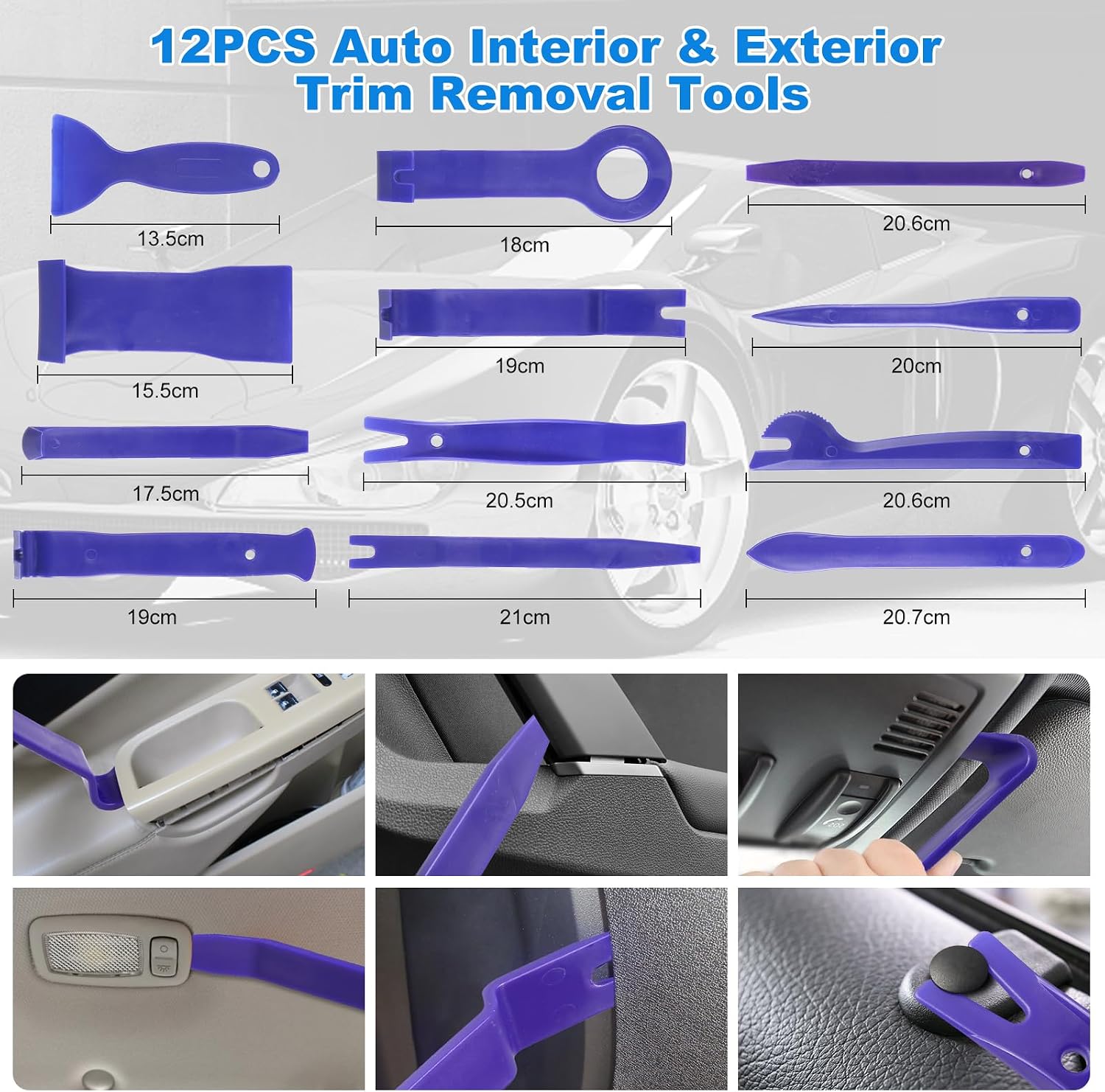 Thumbnail 1 de Uolor 342 Pièces Outils De DéMontage De Garnitures — Kit clips et outils pour garnitures intérieures et extérieures