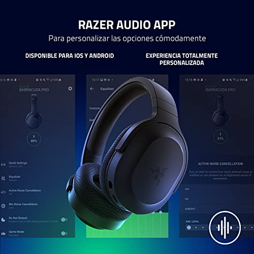 Detalle de Razer Barracuda X: Auriculares inalámbricos multiplataforma para juego y móvil