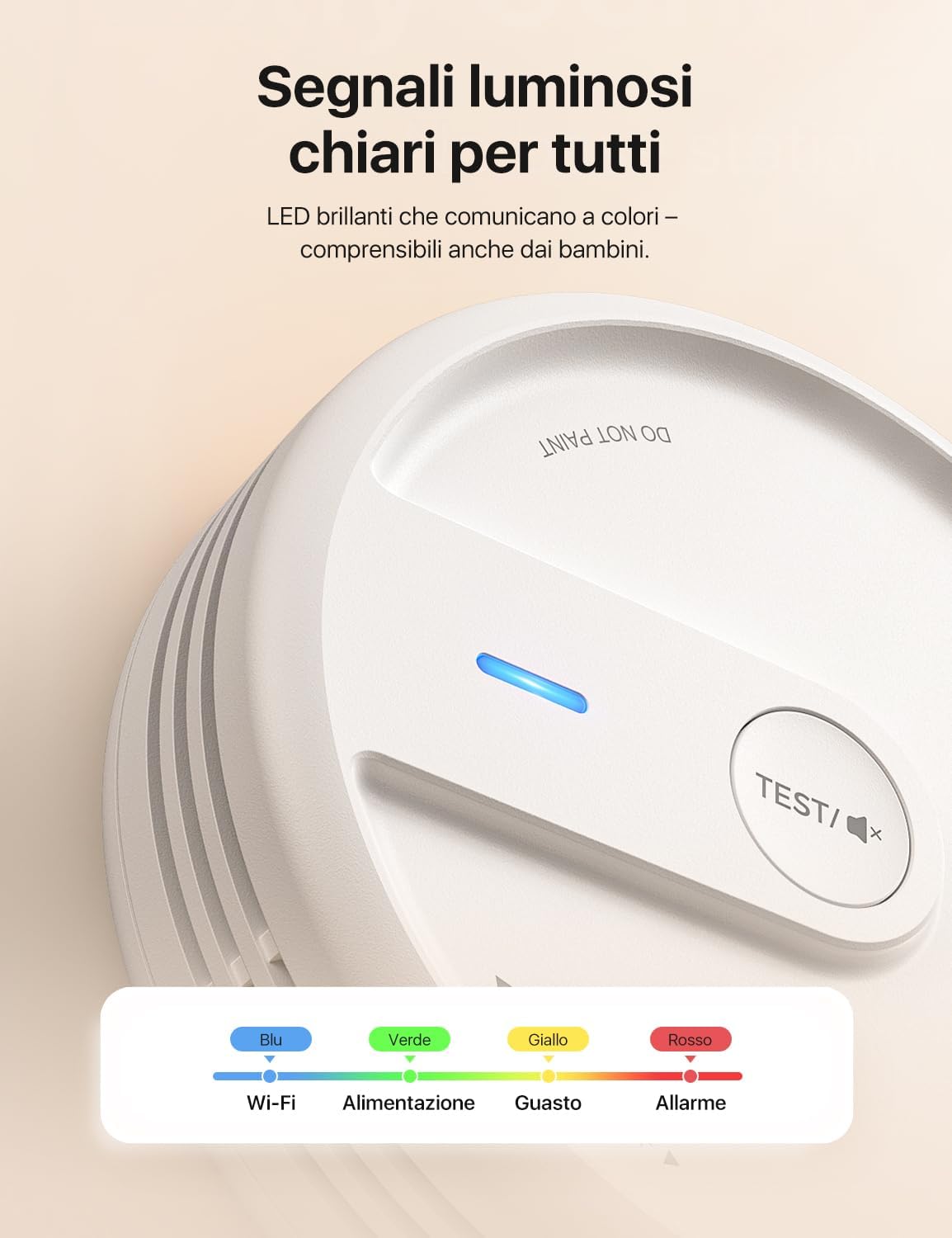 Thumbnail 4 de X-Sense XS0E-iR Rilevatore di fumo Wi‑Fi con app, modalità notturna e batteria sostituibile (3 pezzi)