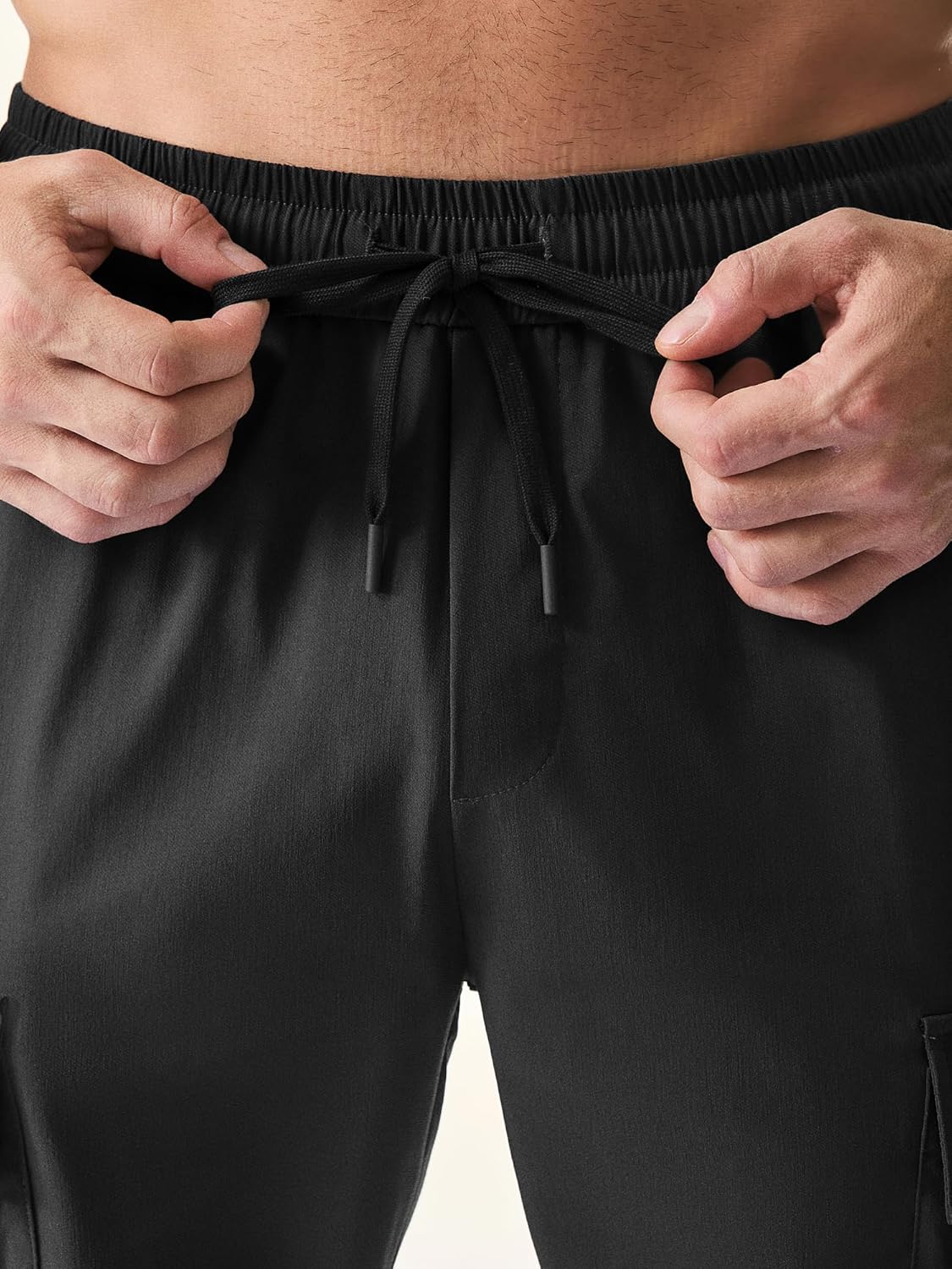 Thumbnail 5 de JMIERR Cargohose Herren Lang Jogger – elastischer Bund, Kordelzug und 5 Taschen