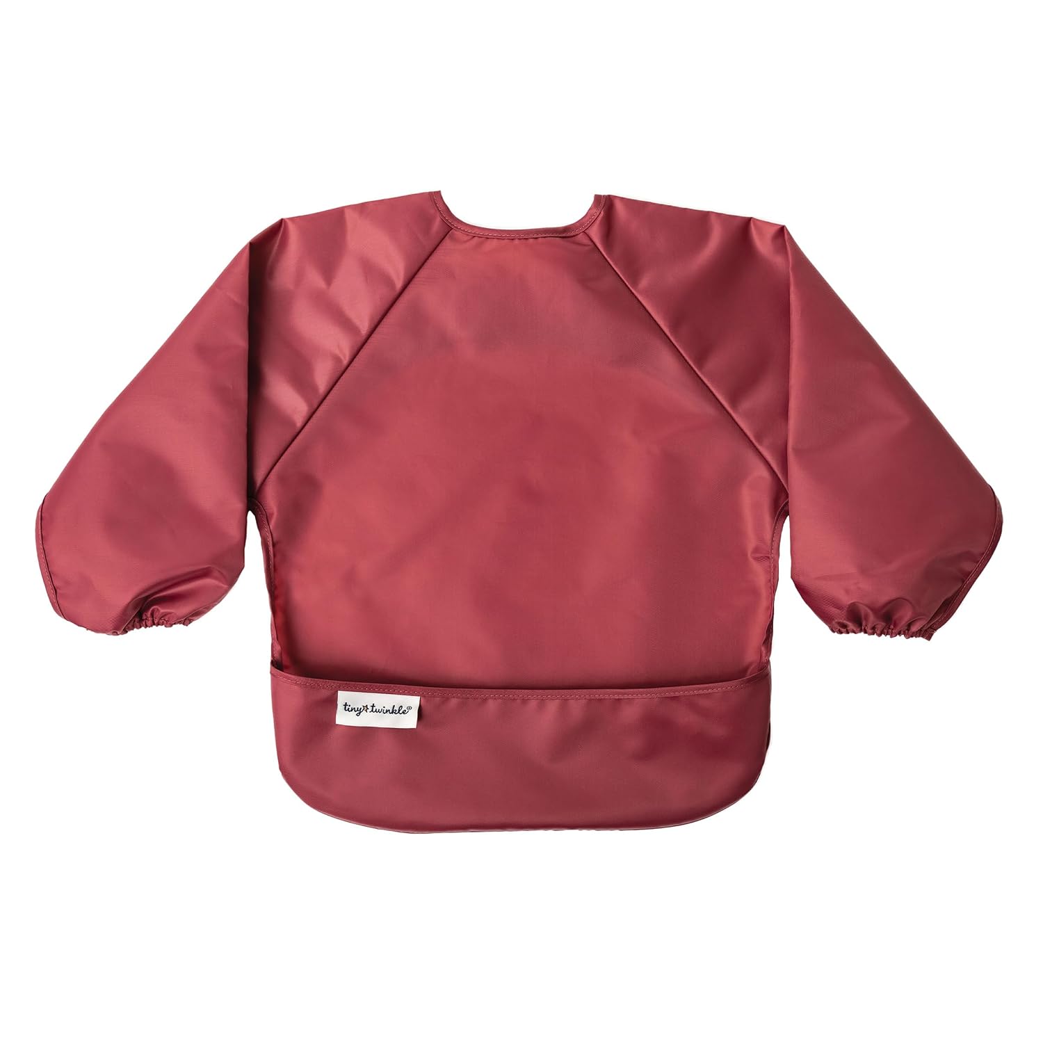 Thumbnail 6 de Tiny Twinkle Long Sleeve Bib 2-Pack, Waterproof, Machine-Washable, Rose Burgundy, 2-4Y