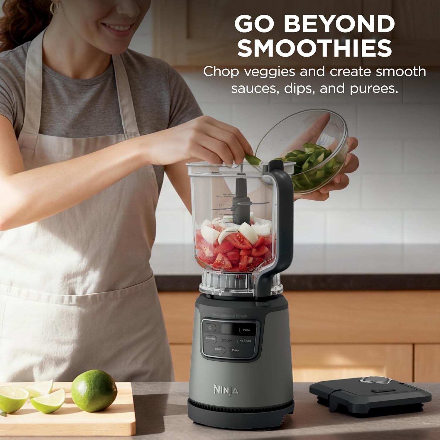 Detalle 2 de Ninja BlendPro Kitchen System (BO402) 72 oz Blender + 5-Cup Food Processor + 18 oz To-Go Cup