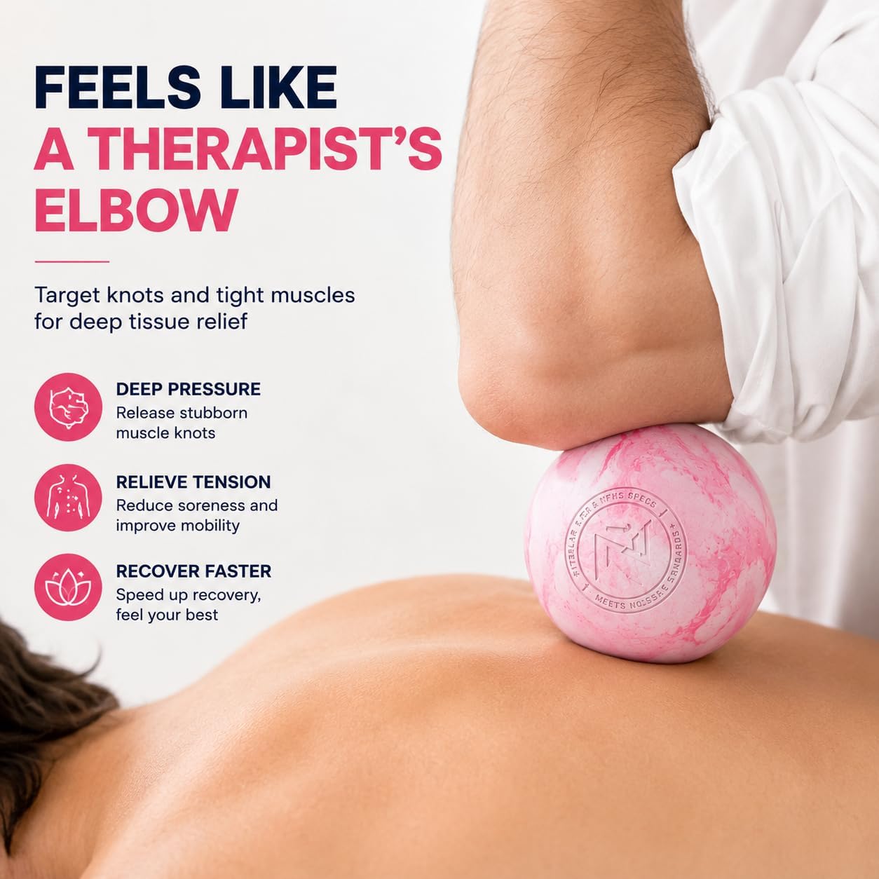 Thumbnail 3 de FITZELAR 2PCS Massage Lacrosse Balls for Myofascial Release (SGS Certified)
