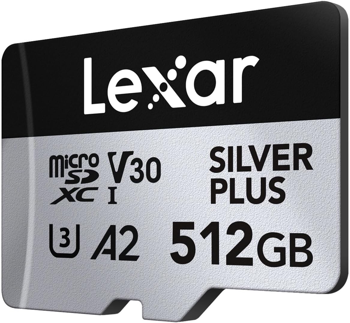 Thumbnail 3 de Lexar 512GB Professional Silver Plus microSDXC (UHS-I) — U3/V30 4K 60fps, up to 205/150 MB/s