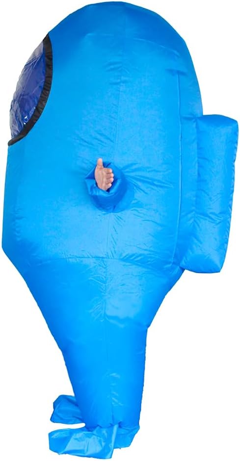 Detalle 1 de MXoSUM Adult Inflatable Impostor Costume with Mesh Viewing Panel and Fan