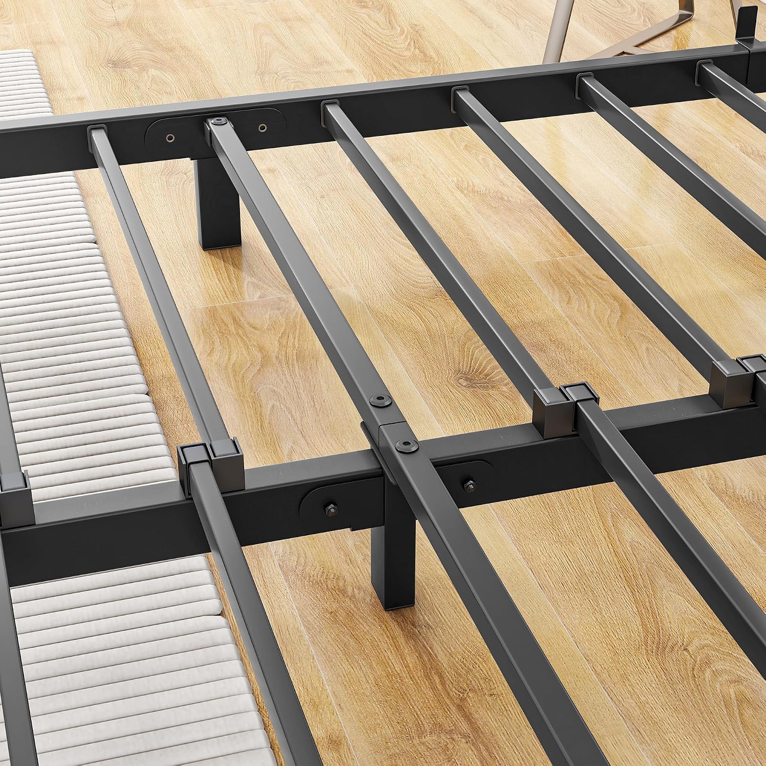 Thumbnail 6 de VECOCHO 1016P-BK-6Y metalen bedframe 120 x 200 cm, zwart