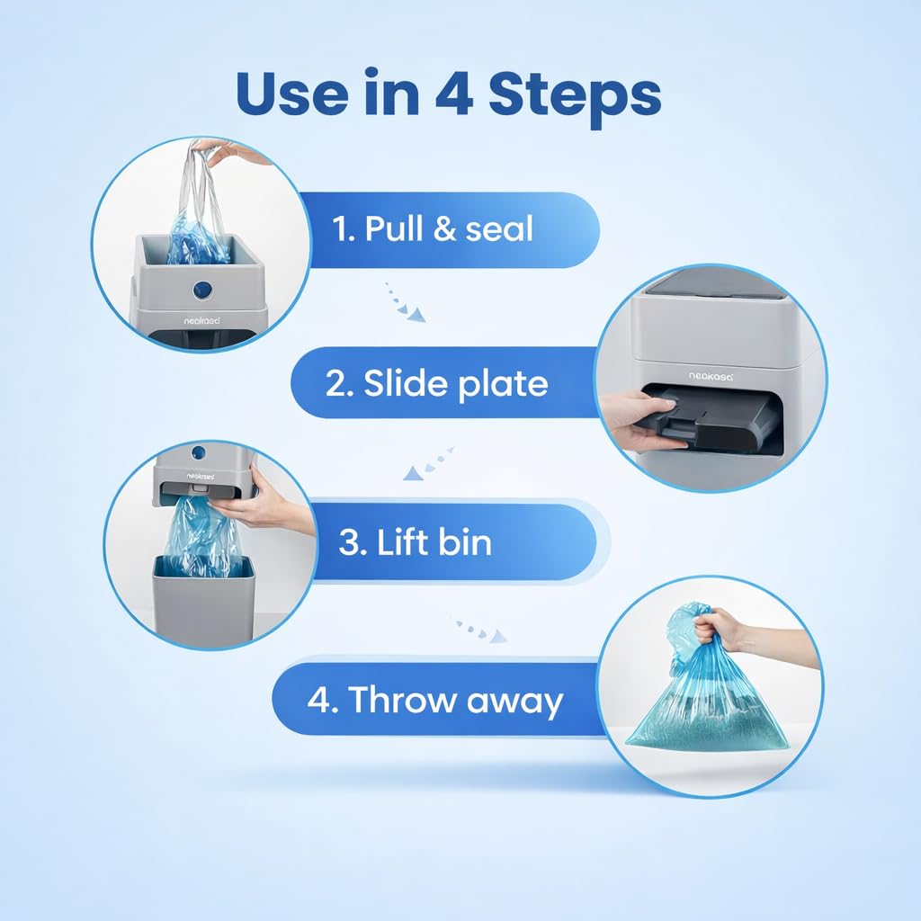 Thumbnail 4 de Neakasa Cat Litter Waste Bags, 3 Rolls