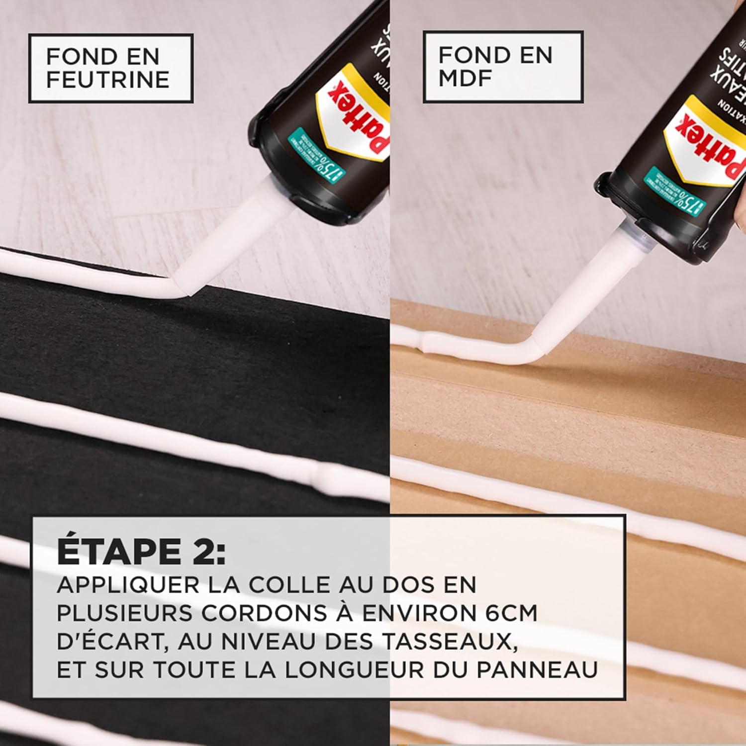 Thumbnail 4 de Pattex Colle Fixation Panneaux Décoratifs 470 g — fixation multi-matériaux, ultra robuste