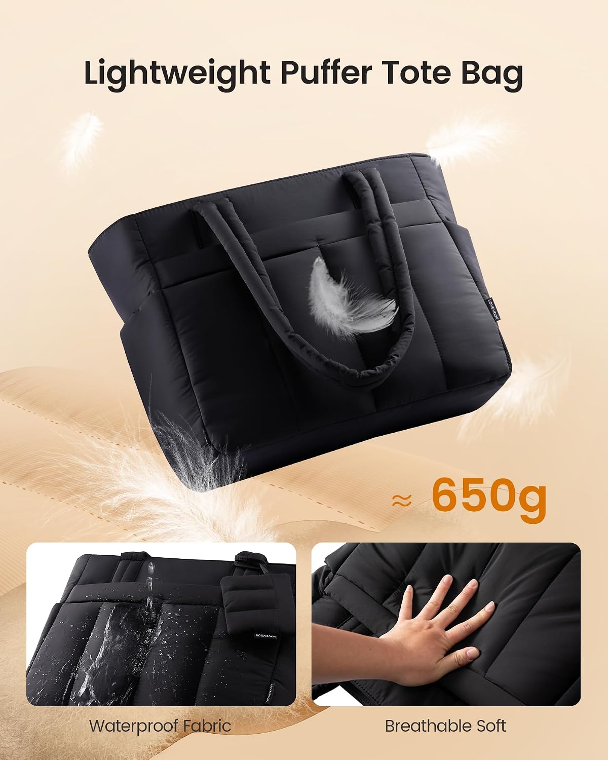 Thumbnail 4 de LOVEVOOK Tote Bag 40×15×33 cm