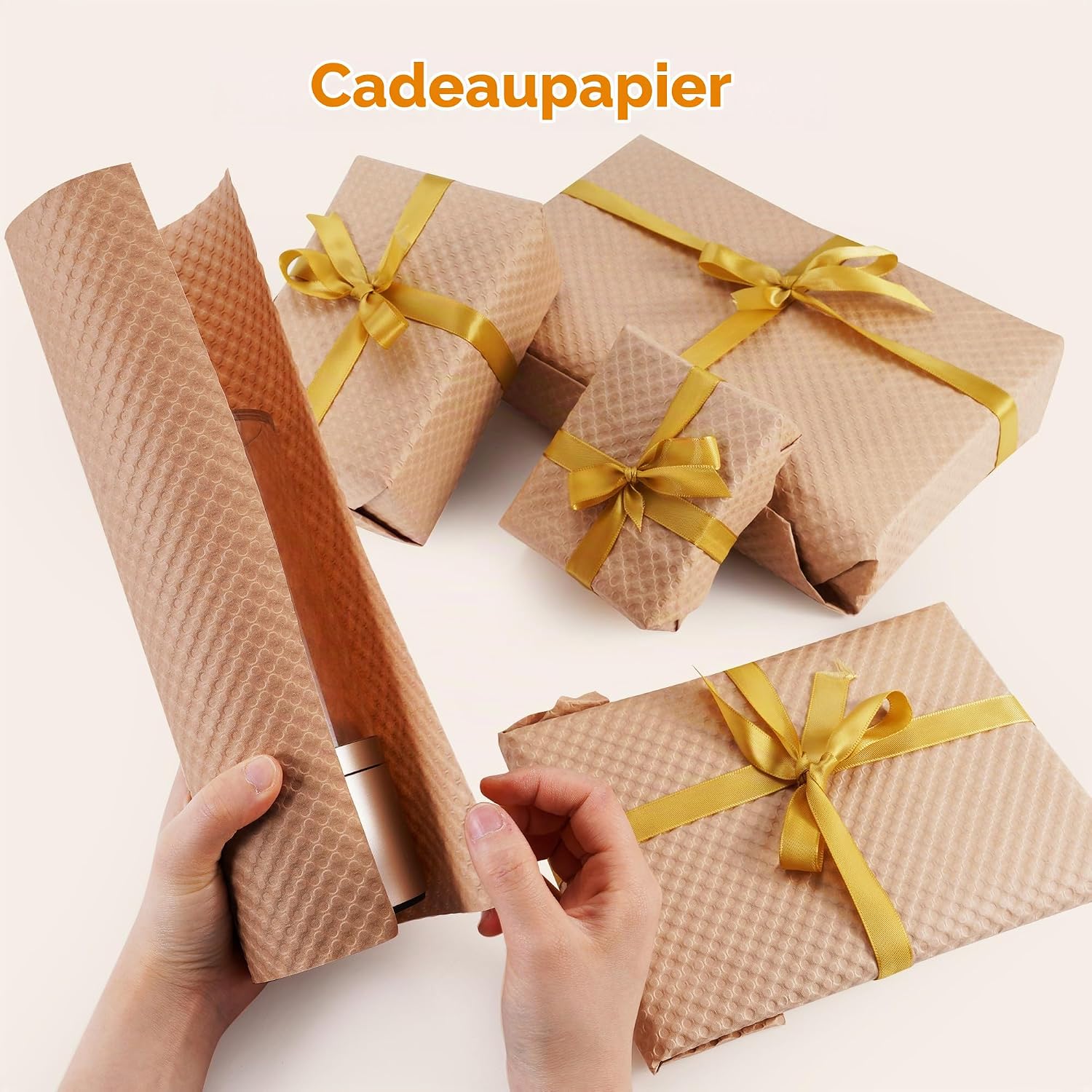 Detalle 2 de SZSYumUnion Paper Bubble Wrap Roll 3 papieren bubbelrol voor breekbare spullen