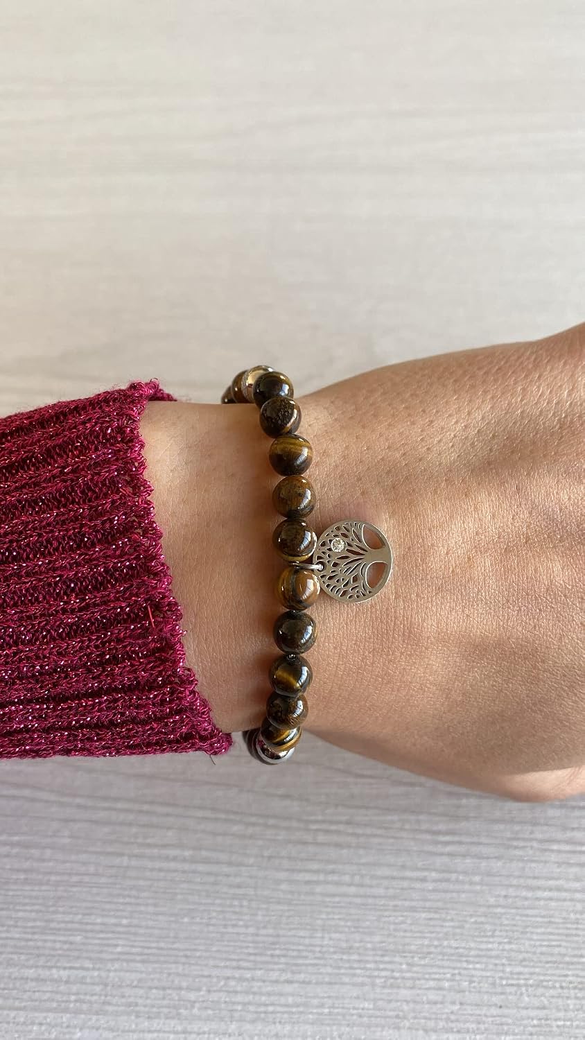 Detalle 2 de 10:10 Bracelet Oeil de Tigre 6 mm