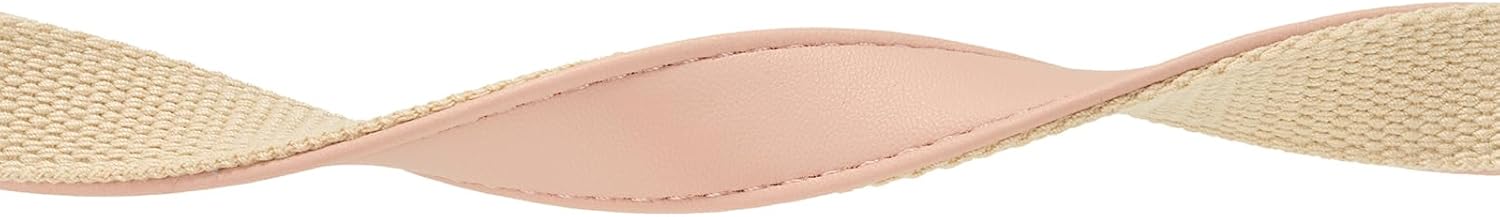 Thumbnail 4 de YUDOTE 150cm Soft Cotton Dog Lead with PU Leather (Light Pink) – 2cm flat leash for medium dogs