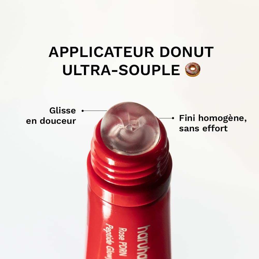 Detalle 2 de Haruharu Wonder Rose PDRN Peptide Glowy Balm – Baume à Lèvres 10 ml