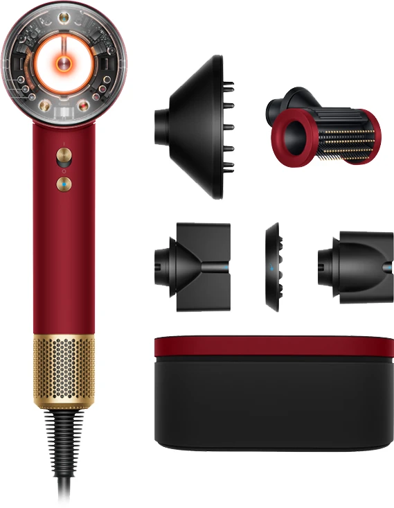 Thumbnail 15 de Dyson Supersonic Nural Straight+Wavy Red Velvet – Haartrockner mit Hautschutz und Vielseitigkeit