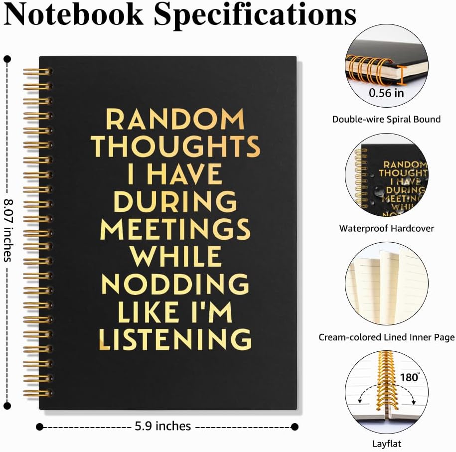 Detalle 2 de JMYROG Spiral Notebook, 160 Pages